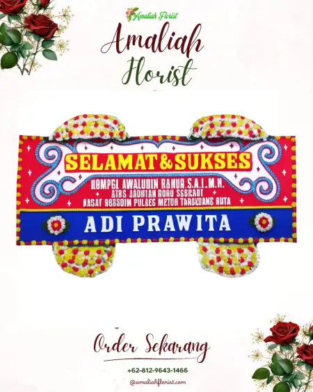 Papan Bunga Ucapan Selamat Tambah Dadi